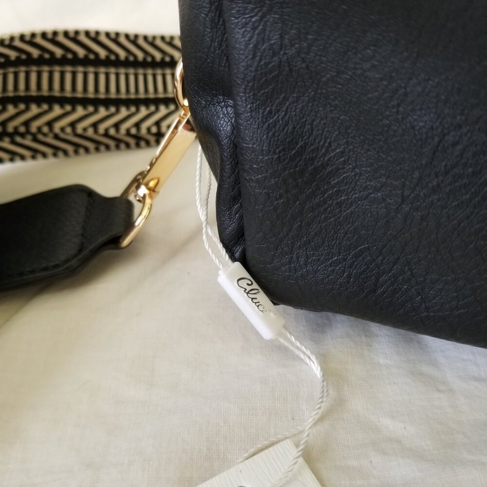 NWT! Cluci Faux Leather Shoulder Bag w/Adjustable Strap for Everyday Use! - Picture 12 of 13
